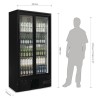 Arrière-bar vertical portes coulissantes 490 litres POLAR Arrière-bar vertical portes coulissantes 490 litres POLAR