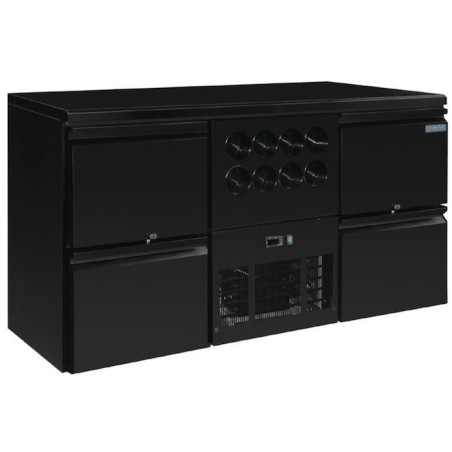 Refroidisseur 8 bouteilles + Arrière-bar réfrigéré 380 litres POLAR Refroidisseur 8 bouteilles + Arrière-bar réfrigéré 380 litres POLAR