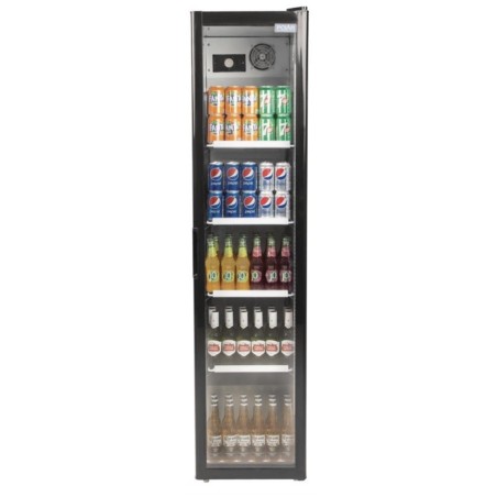 Armoire réfrigérée porte vitrée petite largeur 300 litres POLAR Armoire réfrigérée porte vitrée petite largeur 300 litres POLAR