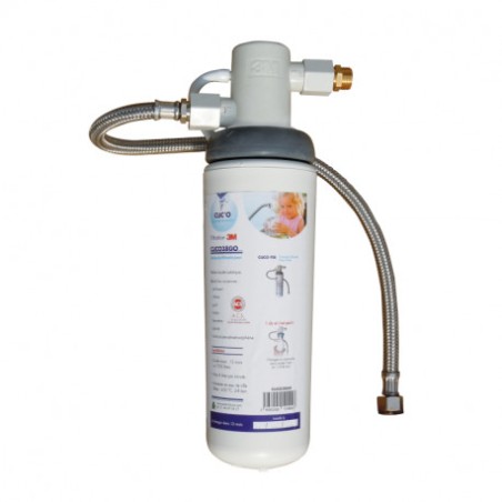 Filtre eau de boisson sous évier anti-bactéries, pesticides, chlore et particules POLAR, Ref. CLICOFSEB Filtre eau de boisson sous évier anti-bactéries, pesticides, chlore et particules POLAR, Ref. CLICOFSEB