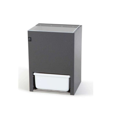 Broyeur à glaçons en inox anthracite gros débit Broyeur à glaçons en inox anthracite gros débit